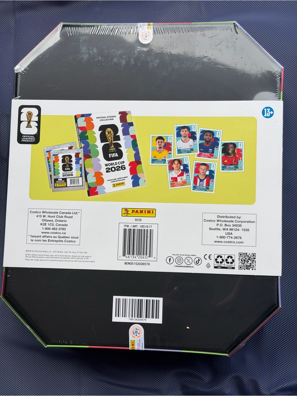 Panini FIFA World Cup 2026 Official Sticker Collection Box Sealed Costco NEW - Picture 2 of 4